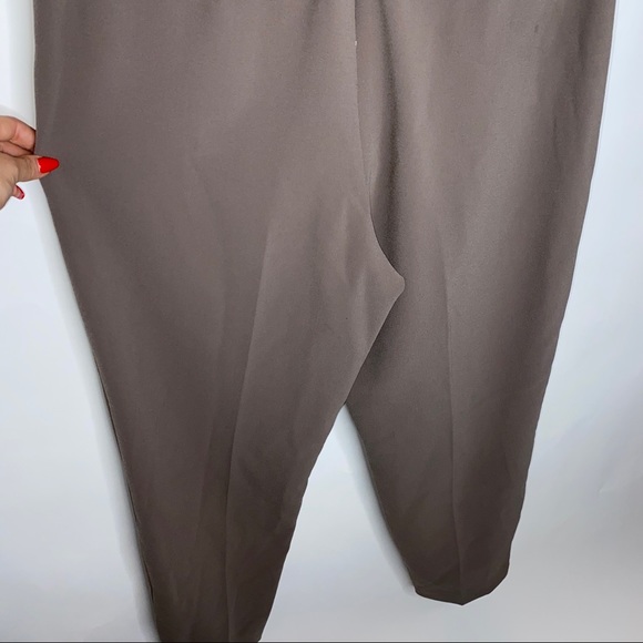 Aritzia Babaton Renzo Pant Slim Fit Trouser TAUPE - Picture 10 of 13